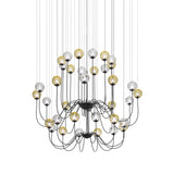 Puppet Chandelier By Vistosi, 36-Light, Finis: Matt Black, Color: Multicolor 2, , | Casa Di Luce Lighting