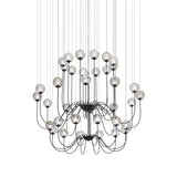Puppet Chandelier By Vistosi, 36-Light, Finis: Matt Black, Color: Multicolor 3, , | Casa Di Luce Lighting