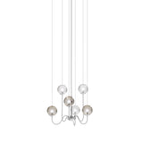 Puppet Chandelier By Vistosi, 6-Light, Finis: Chrome, Color: Multicolor 3, , | Casa Di Luce Lighting