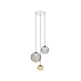 Puppet Round Multilight Suspension By Vistosi, Finis: Chrome, Color: Multicolor 1, , | Casa Di Luce Lighting