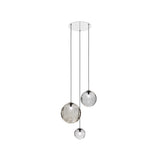 Puppet Round Multilight Suspension By Vistosi, Finis: Chrome, Color: Multicolor 3, , | Casa Di Luce Lighting
