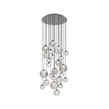 Puppet Round Multilight Suspension By Vistosi, R24, Finis: Matt Black, Color: Multicolor 3, , | Casa Di Luce Lighting