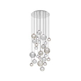 Puppet Round Multilight Suspension By Vistosi, R24, Finis: Chrome, Color: Multicolor 3, , | Casa Di Luce Lighting