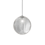 Puppet Single Pendant Light by Vistosi, Size: Large, Finis: Chrome, Color: Crystal, ,| Casa Di Luce Lighting