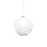 Puppet Single Pendant Light by Vistosi, Size: Large, Finis: Chrome, Color: White, ,| Casa Di Luce Lighting