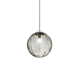 Puppet Single Pendant Light by Vistosi, Size: Medium, Finis: Chrome, Color: Smoky, ,| Casa Di Luce Lighting