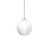 Puppet Single Pendant Light by Vistosi, Size: Medium, Finis: Chrome, Color: White, ,| Casa Di Luce Lighting