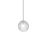 Puppet Single Pendant Light by Vistosi, Size: Small, Finis: Chrome, Color: Crystal, ,| Casa Di Luce Lighting