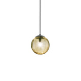 Puppet Single Pendant Light by Vistosi, Size: Small, Finis: Matt Black, Color: Amber, ,| Casa Di Luce Lighting
