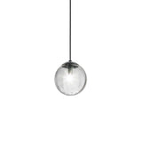 Puppet Single Pendant Light by Vistosi, Size: Small, Finis: Matt Black, Color: Crystal, ,| Casa Di Luce Lighting