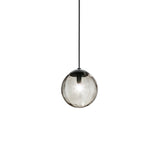 Puppet Single Pendant Light by Vistosi, Size: Small, Finis: Matt Black, Color: Smoky, ,| Casa Di Luce Lighting