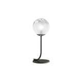Puppet Table Lamp by Vistosi, Finis: Matt Black, Color: White, ,| Casa Di Luce Lighting