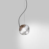 Pure Pendant Light by Vistosi, Finis: Bronze, Color: Crystal Transparent, ,| Casa Di Luce Lighting