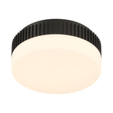 Purgos Flush Mount 12 Inch Matte Black by Eurofase