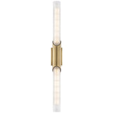 Pylon Wall Sconce - Aged Brass by Hudson Valley