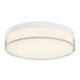 Quara Flush Mount — White