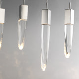 Quartz LED Pendant by ET2 - 12-Light, Polished Chrome