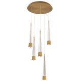 Quill Round 4CCT Multi-Light Pendant