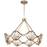 Quincy Chandelier 29.5'' Distressed Twilight