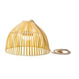 Reona Portable Pendant Light - front view with rope