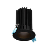 RGR2HP-CC-2” High-Powered Regressed Downlight by Dals - Black, 120-347V
