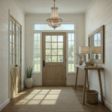 Roslyn 12'' Aged Brass Chandelier by Crystorama