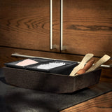 Rosendahl RÅ Salt Cellar, Black, H: 7.9" By Rosendahl