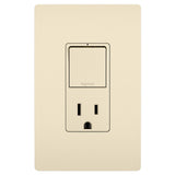 Radiant Single Pole/3-Way Switch with 15A Tamper-Resistant Outlet By Legrand Radiant LA