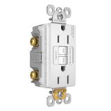 Radiant Spec Grade 15A Tamper Resistant Self Test GFCI Receptacle in White by Legrand Radiant, alternate view