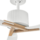 Rafter 60” LED Smart Fan Matte White By Hinkley - Detailed View1