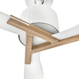 Rafter 60” LED Smart Fan Matte White By Hinkley - Detailed View2