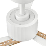 Rafter 60” LED Smart Fan Matte White By Hinkley - Detailed View6
