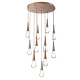 Raindrop Multi-Light Chandelier By Hammerton, Number Of Light: 11 Light, Finish: Burnished Bronze