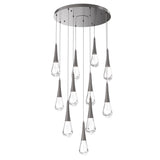 Raindrop Multi-Light Chandelier By Hammerton, Number Of Light: 11 Light, Finish: Graphite
