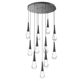 Raindrop Multi-Light Chandelier By Hammerton, Number Of Light: 11 Light, Finish: Matte Black