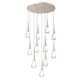 Raindrop Multi-Light Chandelier By Hammerton, Number Of Light: 11 Light, Finish: Metal Beige Silver