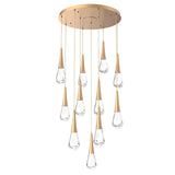 Raindrop Multi-Light Chandelier By Hammerton, Number Of Light: 11 Light, Finish: Novel Brass
