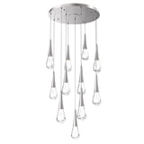 Raindrop Multi-Light Chandelier By Hammerton, Number Of Light: 11 Light, Finish: Satin Nickel