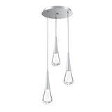 Raindrop Multi-Light Chandelier By Hammerton, Number Of Light: 3 Light, Finish: Classic Silver