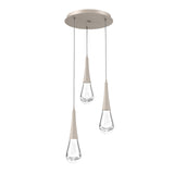 Raindrop Multi-Light Chandelier By Hammerton, Number Of Light: 3 Light, Finish: Metallic Beige Silver