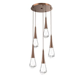 Raindrop Multi-Light Chandelier By Hammerton, Number Of Light: 5 Light, Finish: Oil Rubbed Bronze