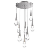 Raindrop Multi-Light Chandelier By Hammerton, Number Of Light: 8 Light, Finish: Classic Silver