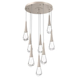 Raindrop Multi-Light Chandelier By Hammerton, Number Of Light: 8 Light, Finish: Metallic Beige Silver
