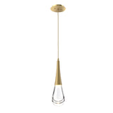 Raindrop Pendant Light By Hammerton, Finish: Guilded Brass