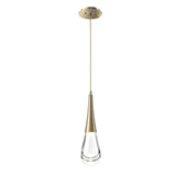 Raindrop Pendant Light By Hammerton, Finish: Heritage Brass