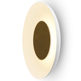 Ramen LED Wall /Ceiling/ Pendant 3 in 1 18 Inch Matte White Brass By Koncept