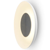 Ramen LED Wall /Ceiling/ Pendant 3 in 1 18 Inch Matte White Brushed Nickel By Koncept