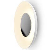 Ramen LED Wall /Ceiling/ Pendant 3 in 1 18 Inch Matte White Chrome By Koncept