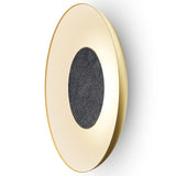 Ramen LED Wall /Ceiling/ Pendant 3 in 1 24 Inch Gold Matte White Charcoal Felt By Koncept