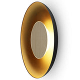 Ramen LED Wall /Ceiling/ Pendant 3 in 1 24 Inch Matte Black White Oak By Koncept